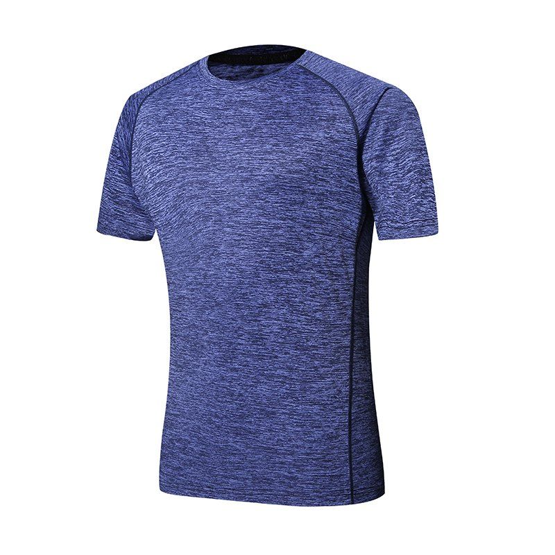 

2018 Men's Fashion Breathable Short T-Shirt, Blue lotus