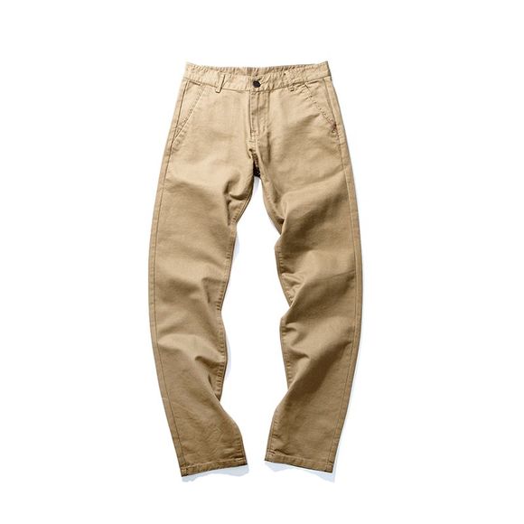 Pantalons de mode et de détente pour hommes d'été - Kaki Foncé 29