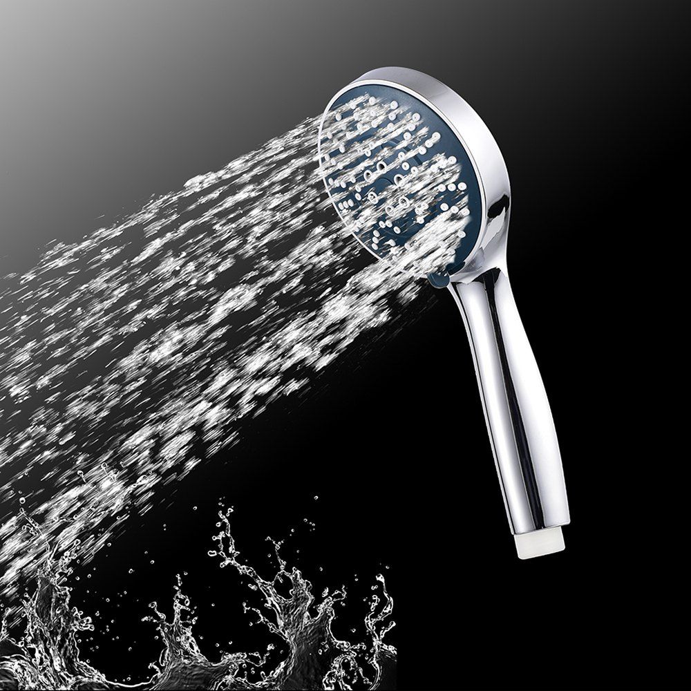 

Handheld Water-Saving Pressure Rain Shower Head 52H, Silver