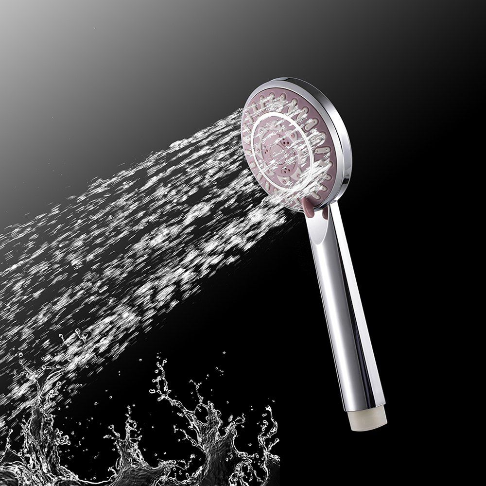 

Handheld Water-Saving Pressure Rain Shower Head 53J, Silver