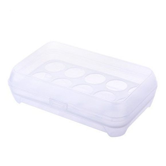 Panier de cuisine portatif de 15 oeufs de carton de lattice - Blanc 