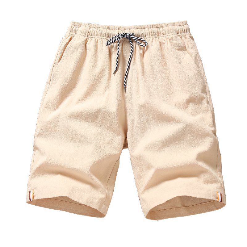 

2018 Men's Fashion Lace Shorts, Antique white