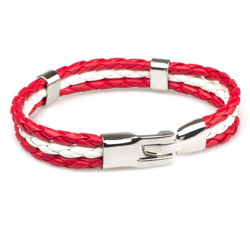 

2018 Fashion National Flags Knitted Wrist Chain Bracelets, Multi-b