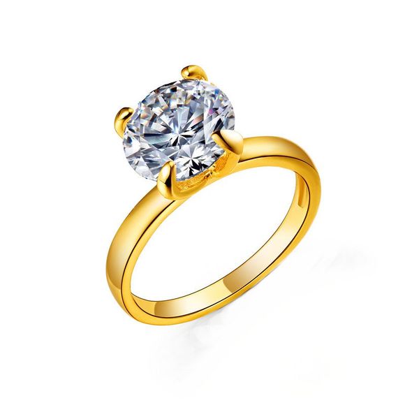 Bague de mariage simple anneau de mariage - Or US SIZE 7