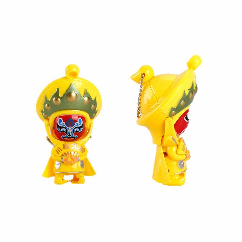 

Sichuan Opera Face-lift Doll Car Trailer, Yellow