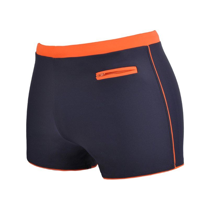 

Man Quick-Drying Breathable Boxer Swimming Trunks, Jet gray