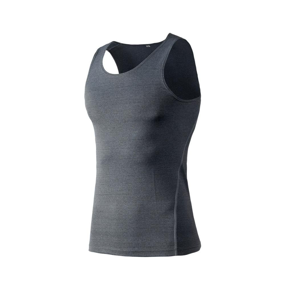 

PRO Men's Training Basketball Fitness Running Speed Dry Sports Vest, Gray