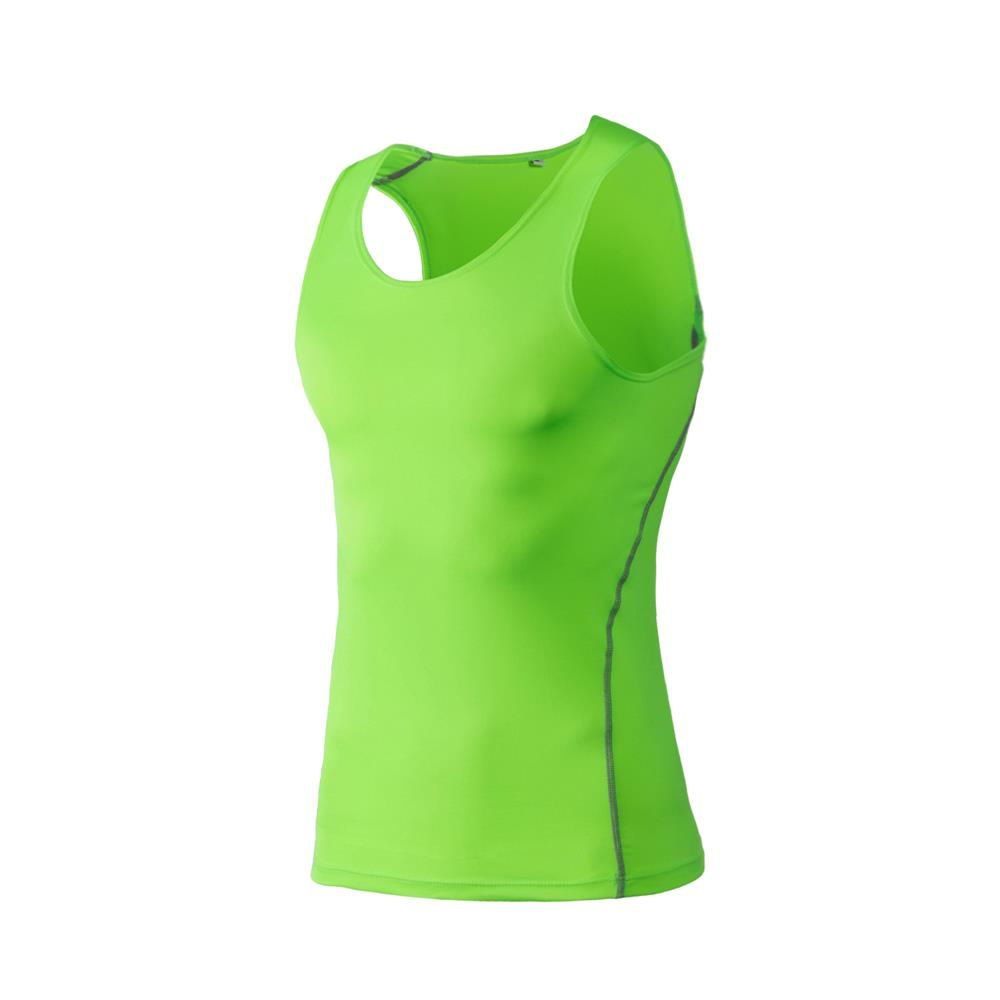

PRO Men's Training Basketball Fitness Running Speed Dry Sports Vest, Green