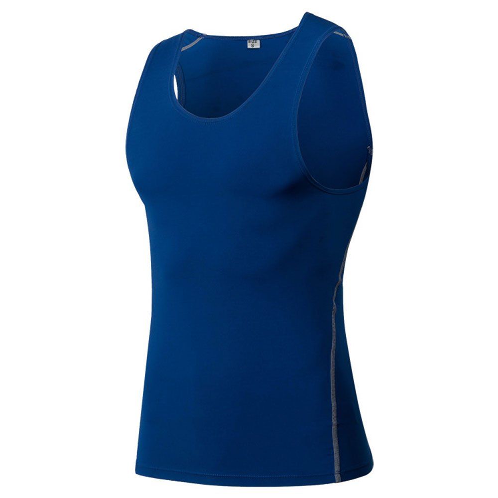 

PRO Men's Training Basketball Fitness Running Speed Dry Sports Vest, Blue