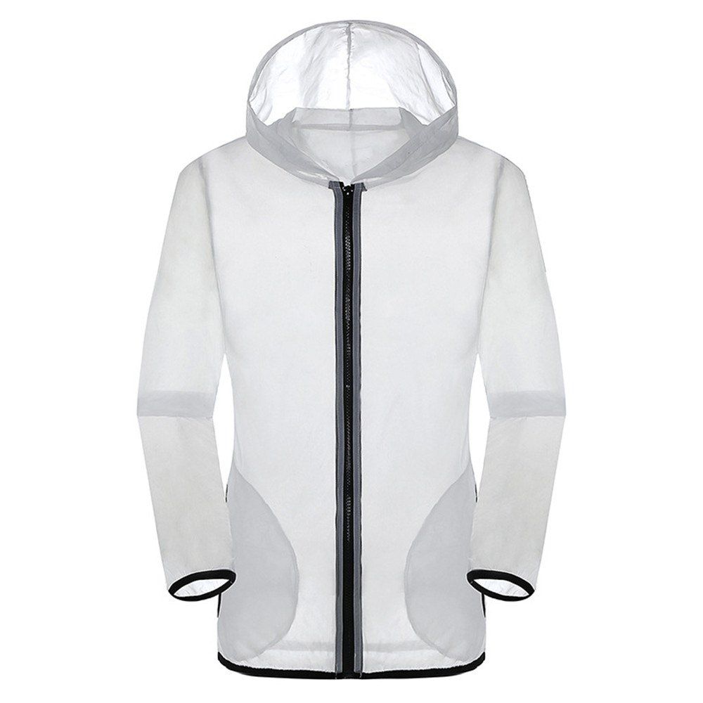 

New Summer Ultra-Thin Breathable Long Sleeve Sun Protection Clothing, White
