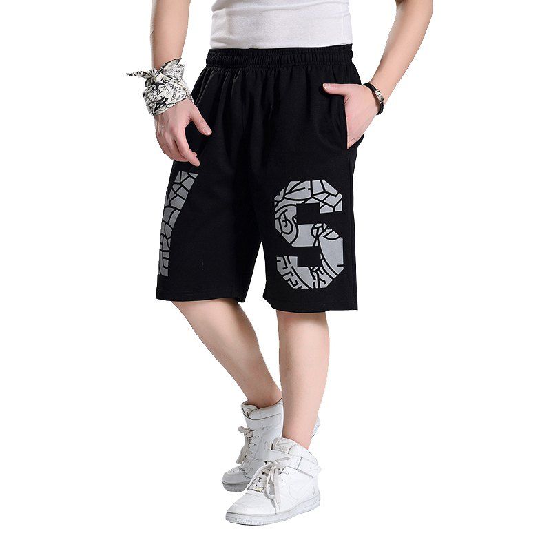 

Men's Summer Leisure Sport Shorts, Black