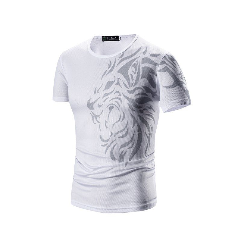 

Men's Print Casual T-shirt, White