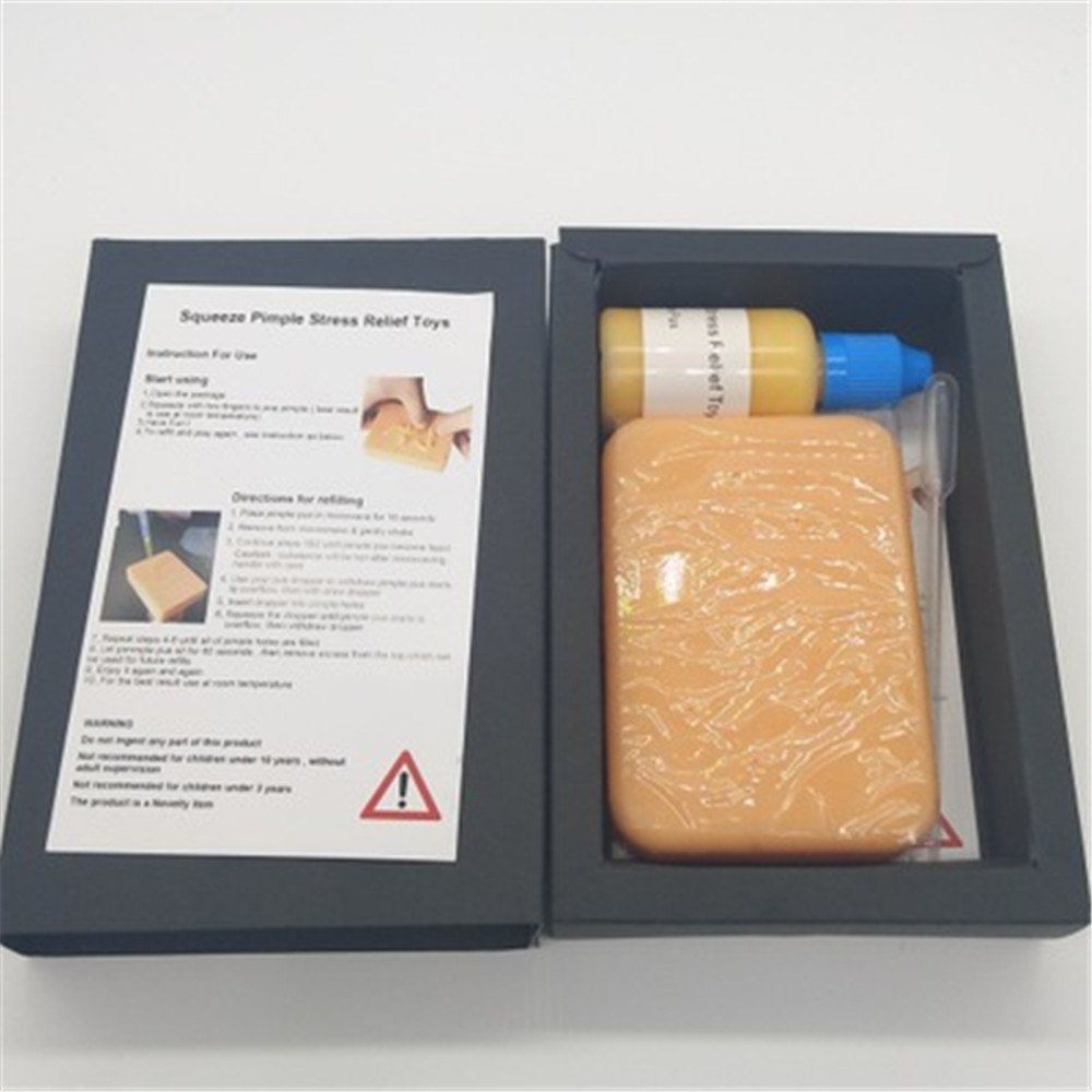 

Squeezed Pox Decompression Toy, Apricot