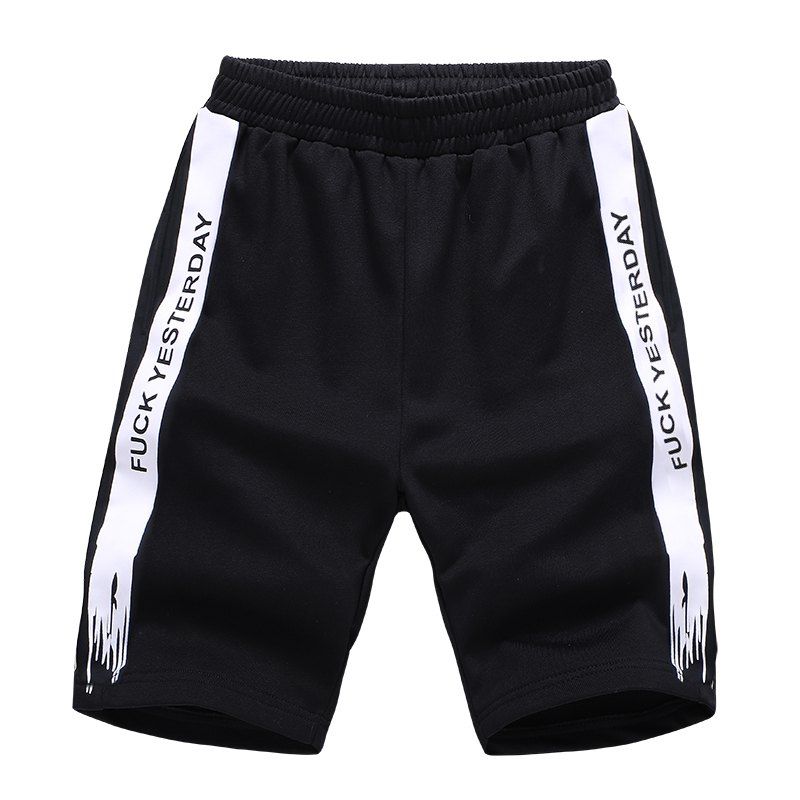 

Men Plus Size Casual Shorts All Match Breathable Simple Bottoms Shorts, White