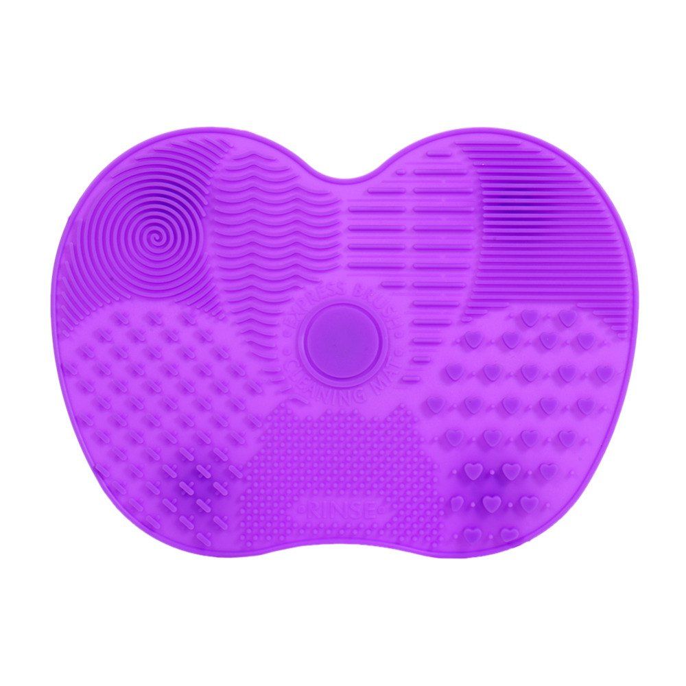 

Silicone Makeup Brush Cleaning Pad, Violet