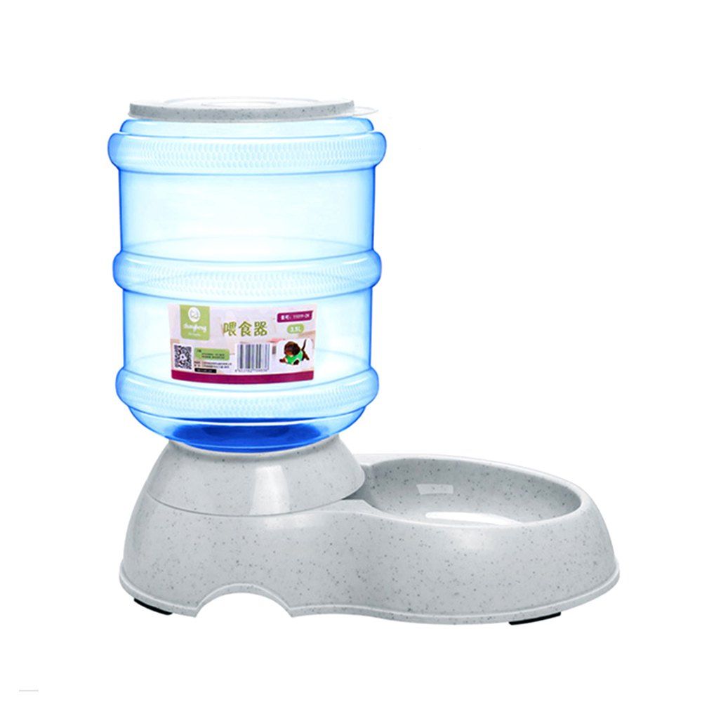

Pet Dog Cat Kettle Drinking Fountain Automatic Feeder, Coral blue
