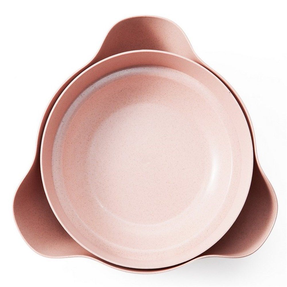 

Double Layered Detachable Snack Candy Fruit Plate Storage Tray, Misty rose