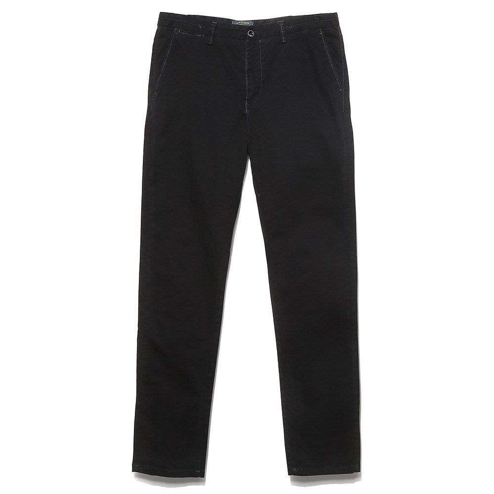 

Men's Straight Tube Pure Color Tramp Fallow Pants, Dark gray