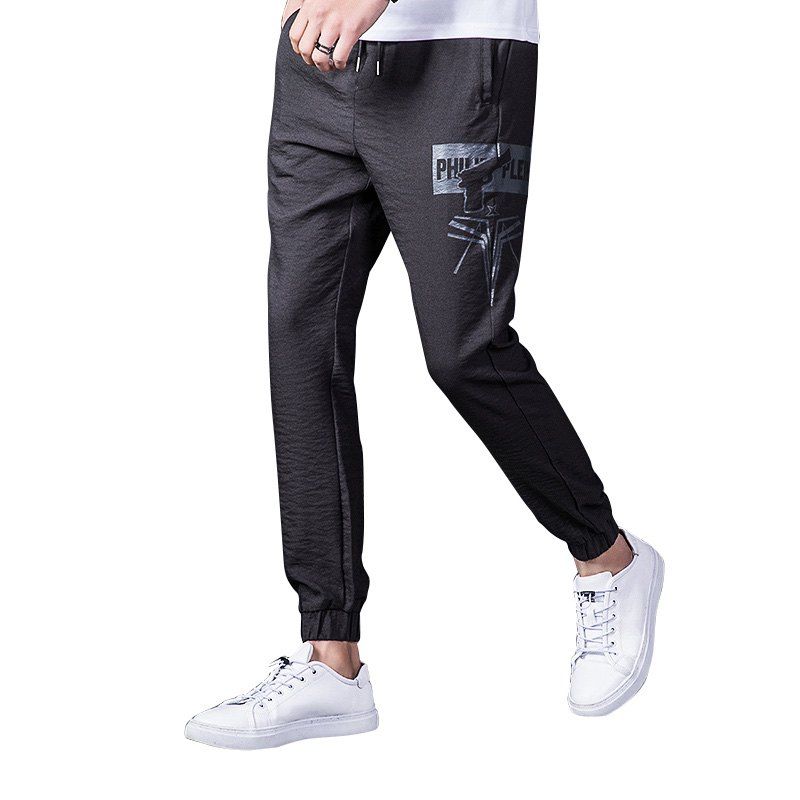 

Summer Men's Casual Pants Fashion Slim Pants, Army green
