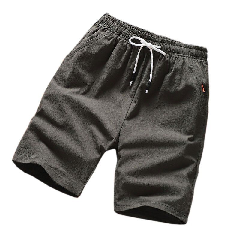 

Men Casual Shorts Drawstring Elastic Loose Comfy Shorts, Army green