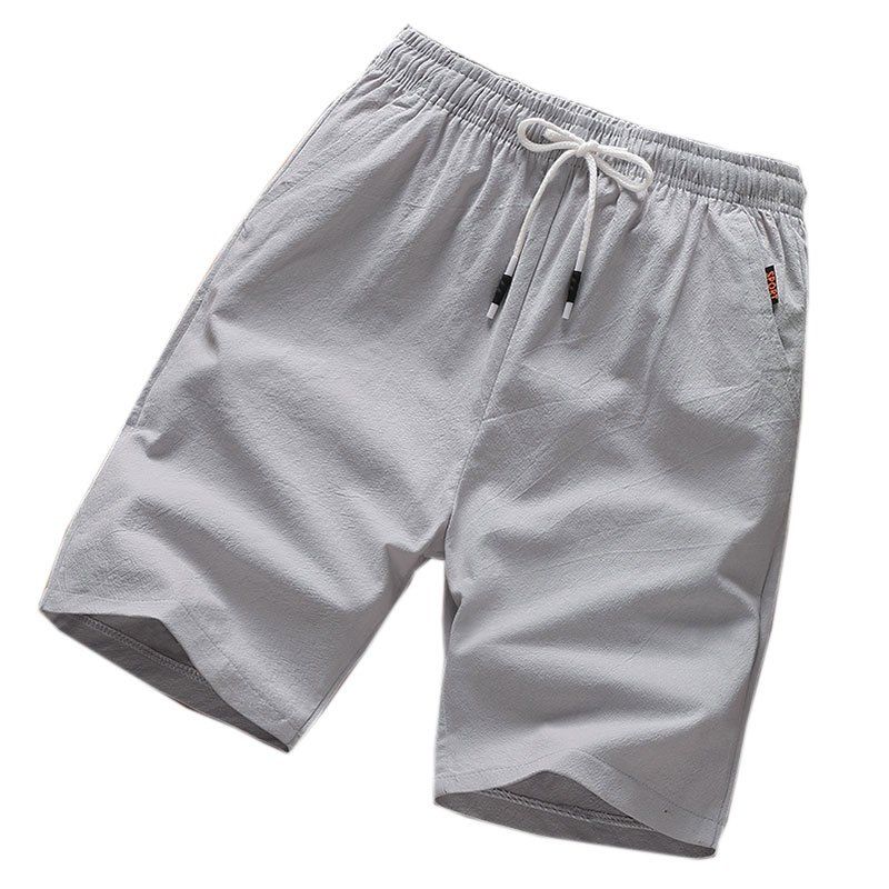 

Men Casual Shorts Drawstring Elastic Loose Comfy Shorts, Gray