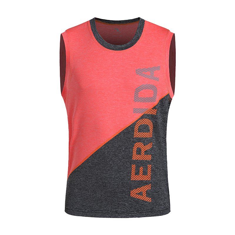 

Men Sport Running Fitness Sleeveless T-shirt, Orange