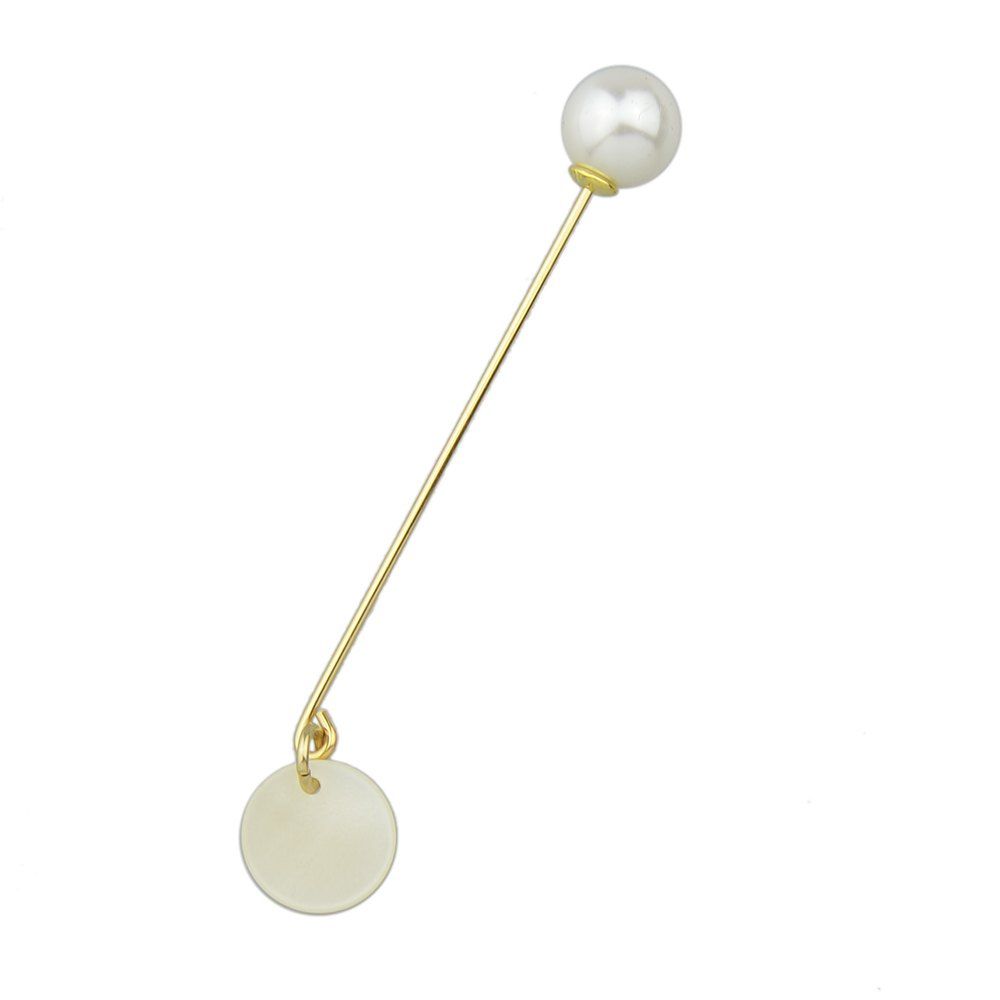 

Punk Style Simple Brooch Pins For Women, Warm white