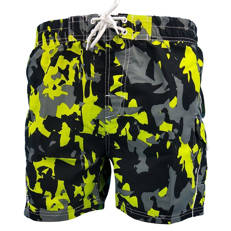 

Men's Fashion Casual Shorts, Yellow