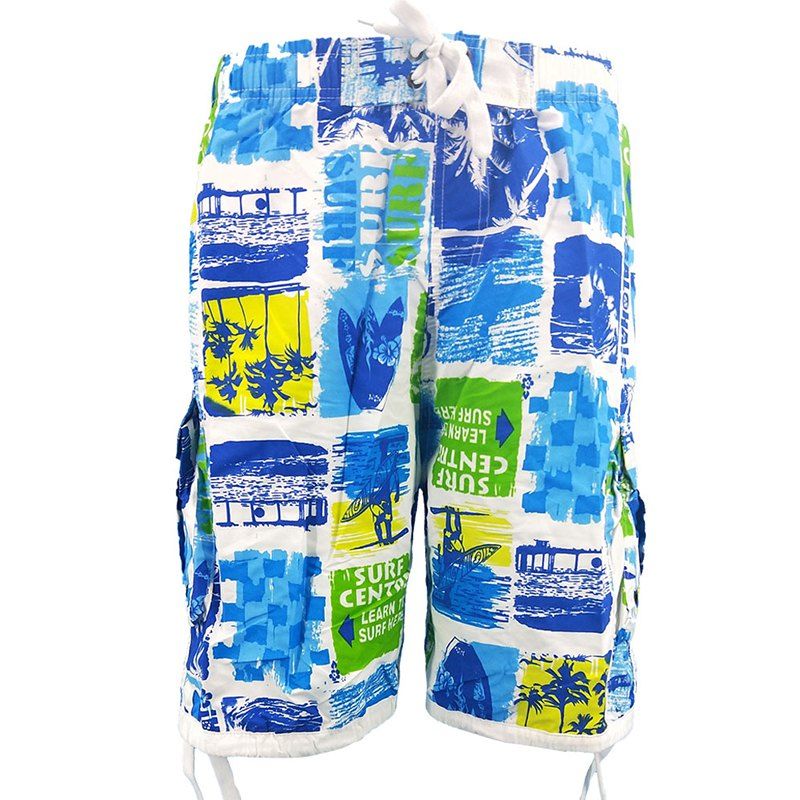 

Men's Fashion Plaid Casual Shorts, Sky blue