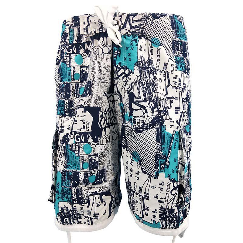 

Fashion Printed Casual Shorts, Green