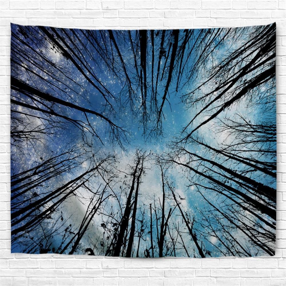 

A Forest 3D Printing Home Wall Hanging Tapestry for Decoration, Multi-a