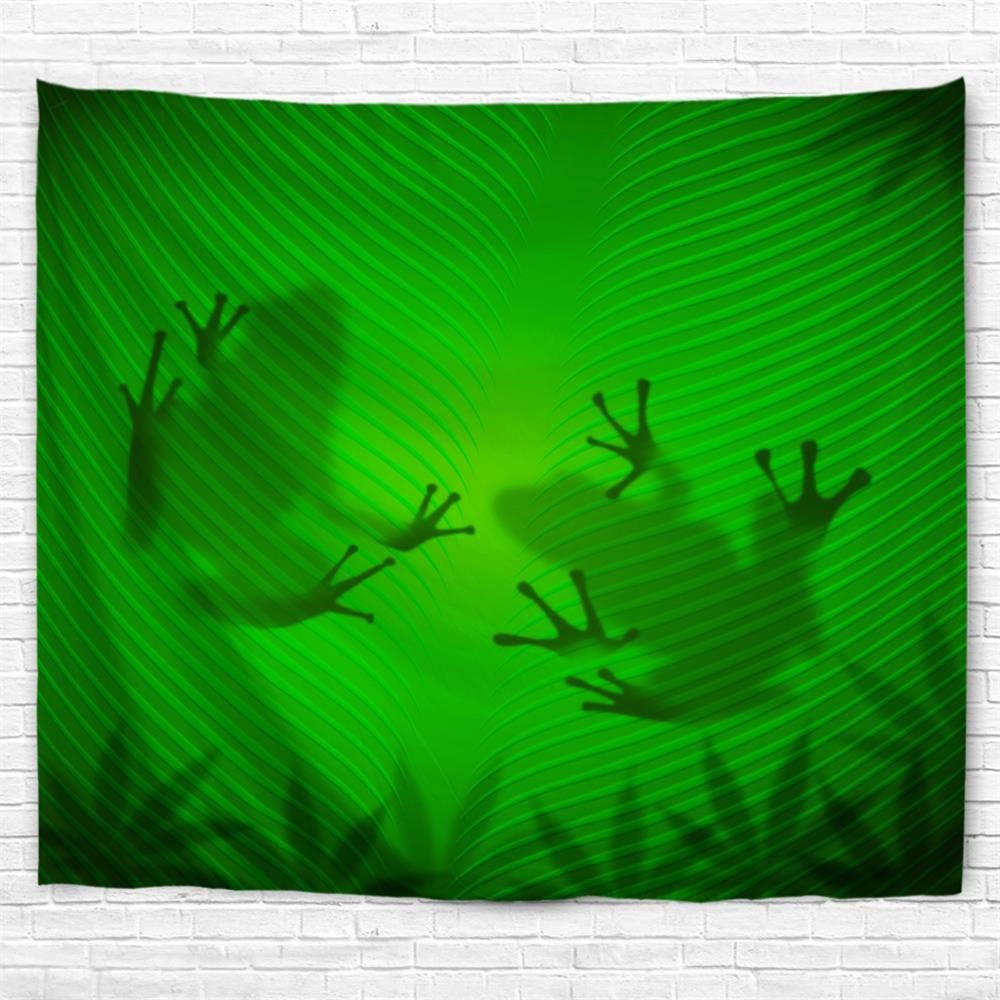 

Leaf Frog Shadow 3D Printing Home Wall Hanging Tapestry for Decoration, Multi-a