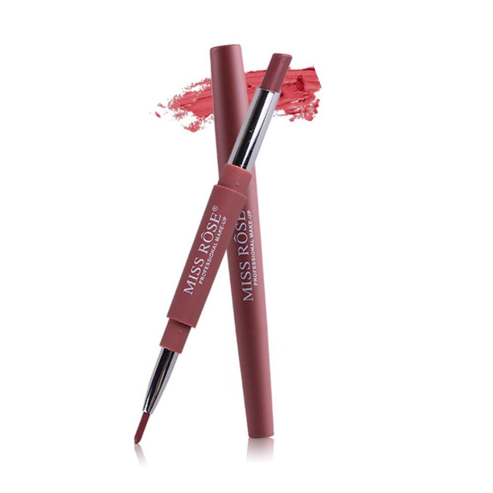 

MISS ROSE Double Multifunctional Lipstick Lip Pen, #001