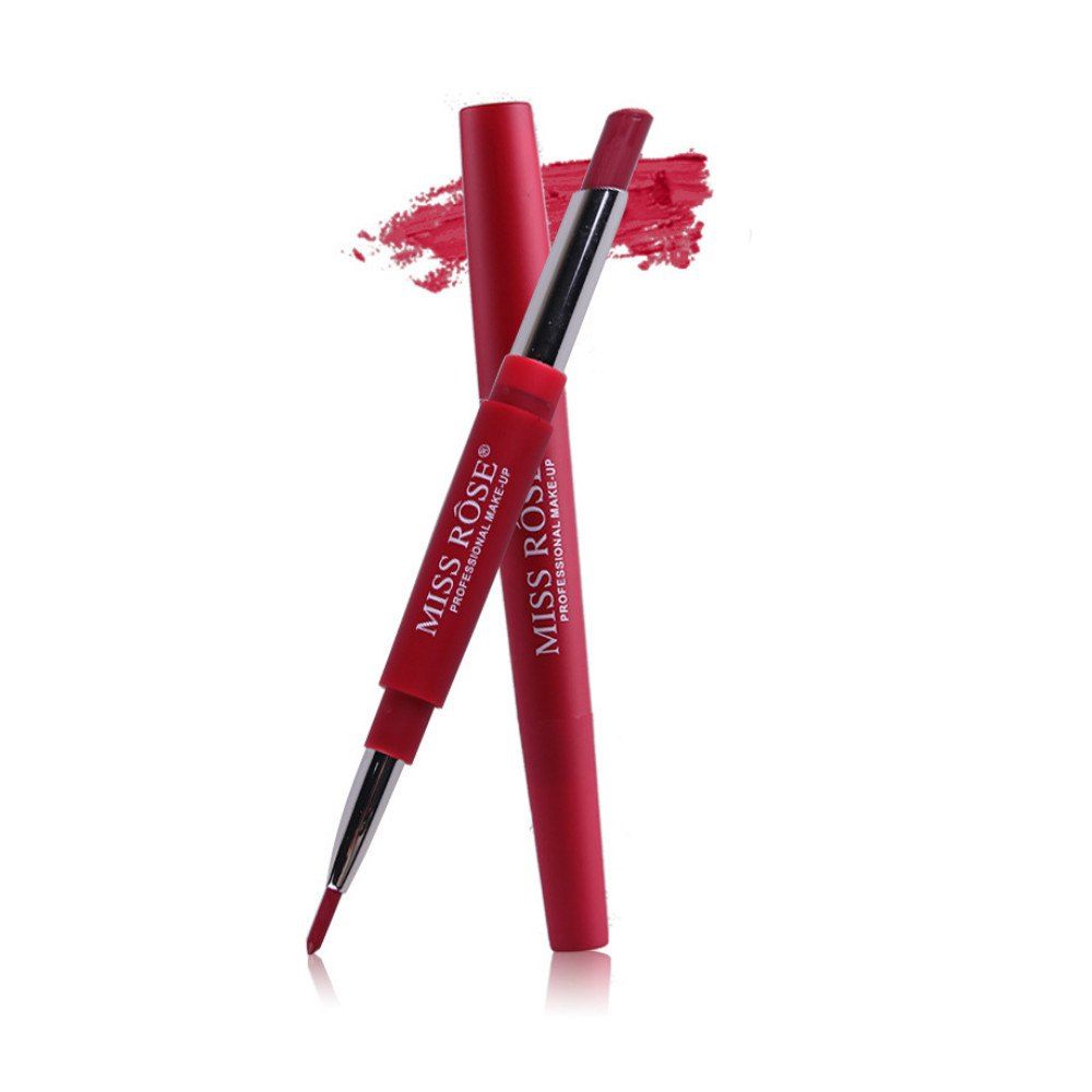 

MISS ROSE Double Multifunctional Lipstick Lip Pen, #004