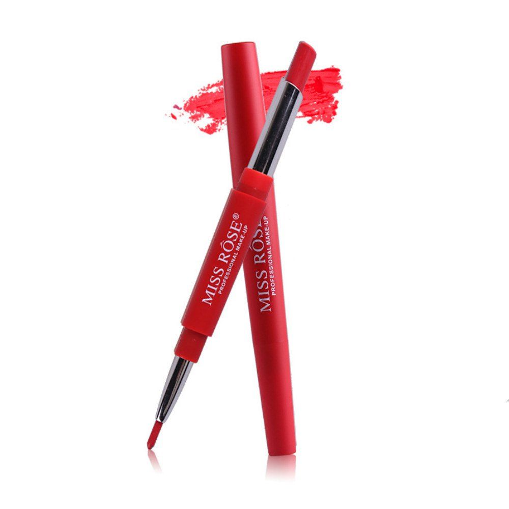 

MISS ROSE Double Multifunctional Lipstick Lip Pen, #008