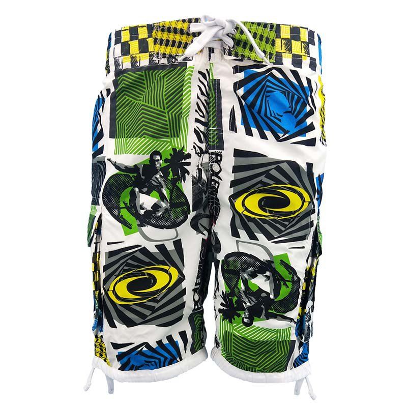 

Men's Fashion Multi-pattern Casual Shorts, Green