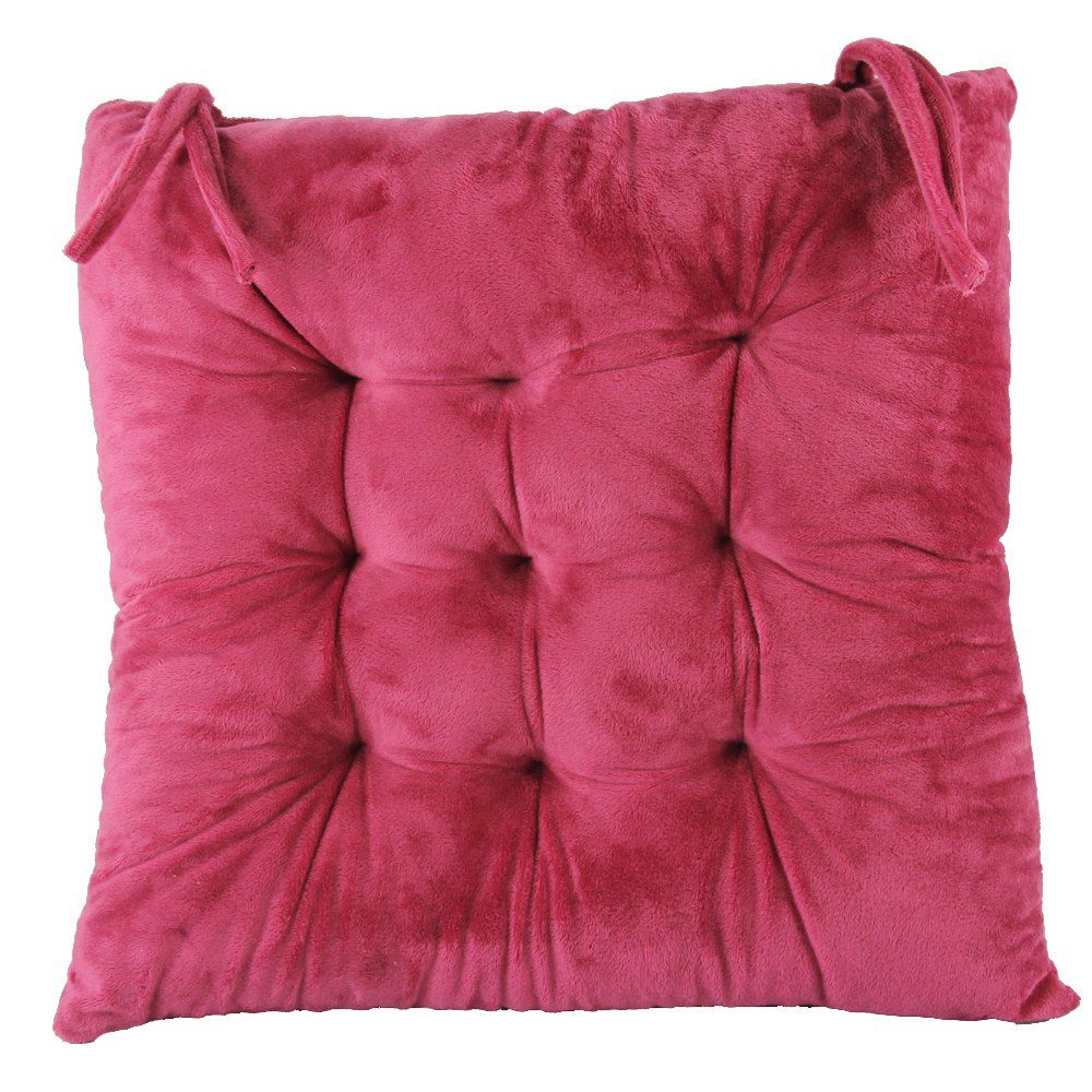 

British Court Style Velvet High Quality Sponge Filling Cushion Pet Mat, Rose red