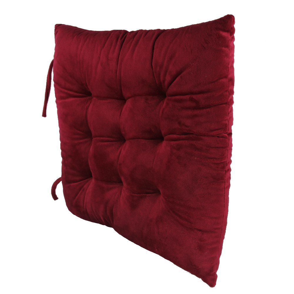 

British Court Style Velvet High Quality Sponge Filling Cushion Pet Mat, Cranberry