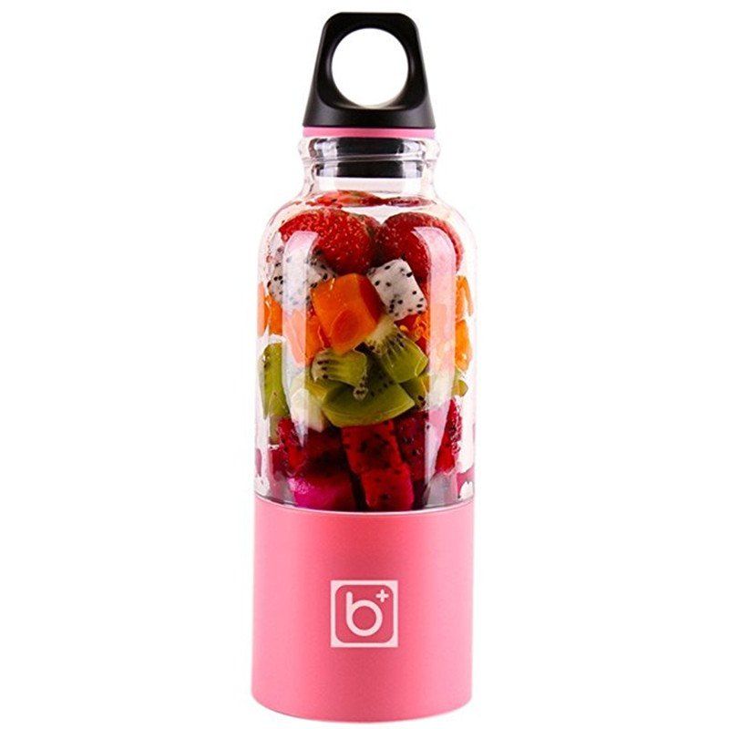 

Mini Portable USB Rechargeable Juicer Blender Maker Shaker Squeezers, Carnation pink