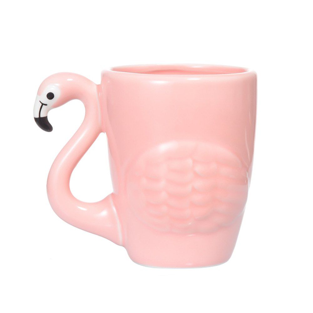

1PC Drinking Tea Cup Cartoon Design Solid Coffee Pot, Pink