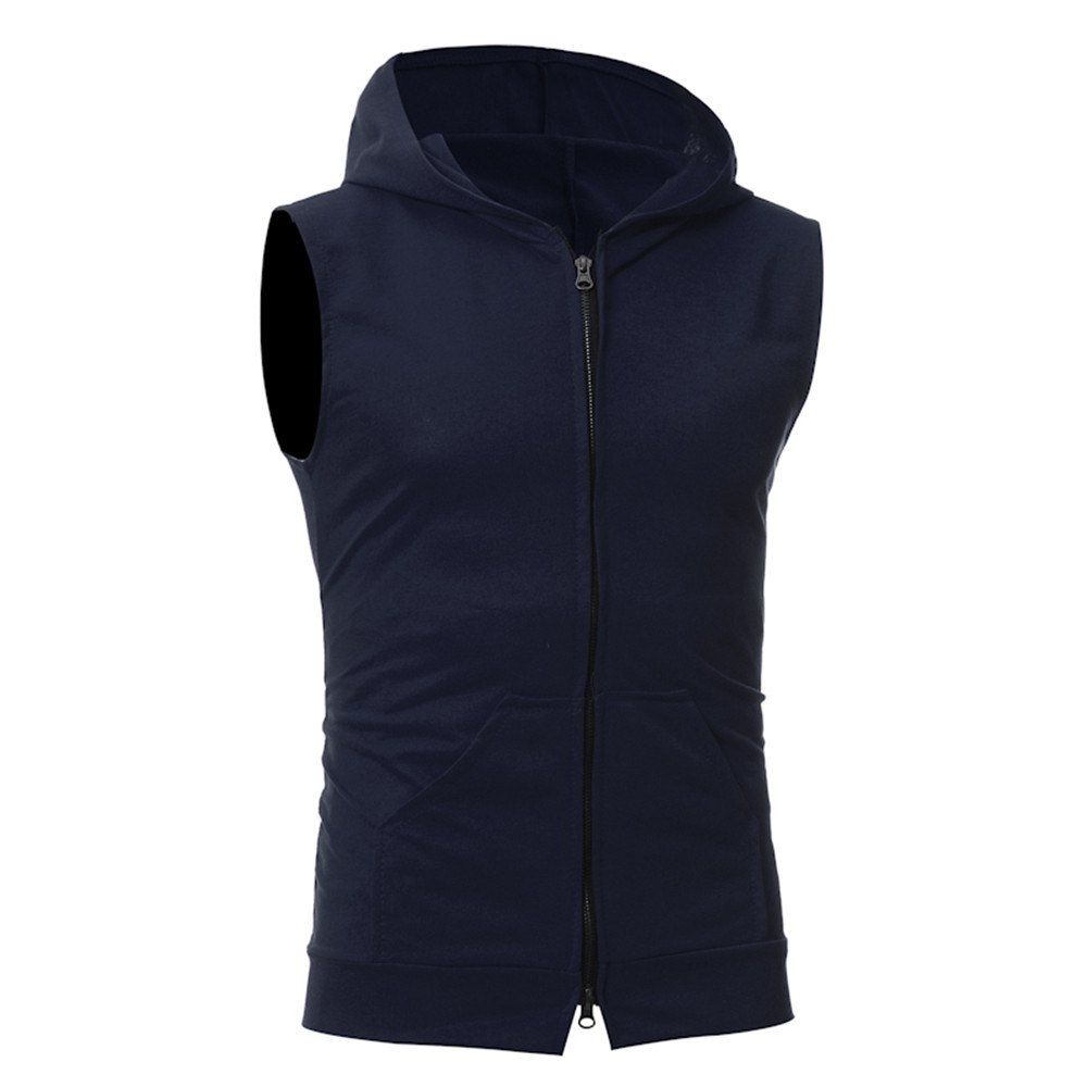 

Men's Fashion Simple Sports Vest, Cadetblue