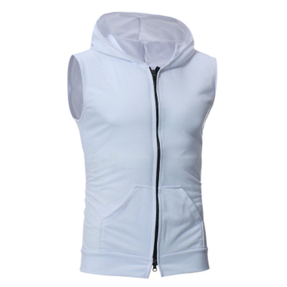 

Men's Fashion Simple Sports Vest, White