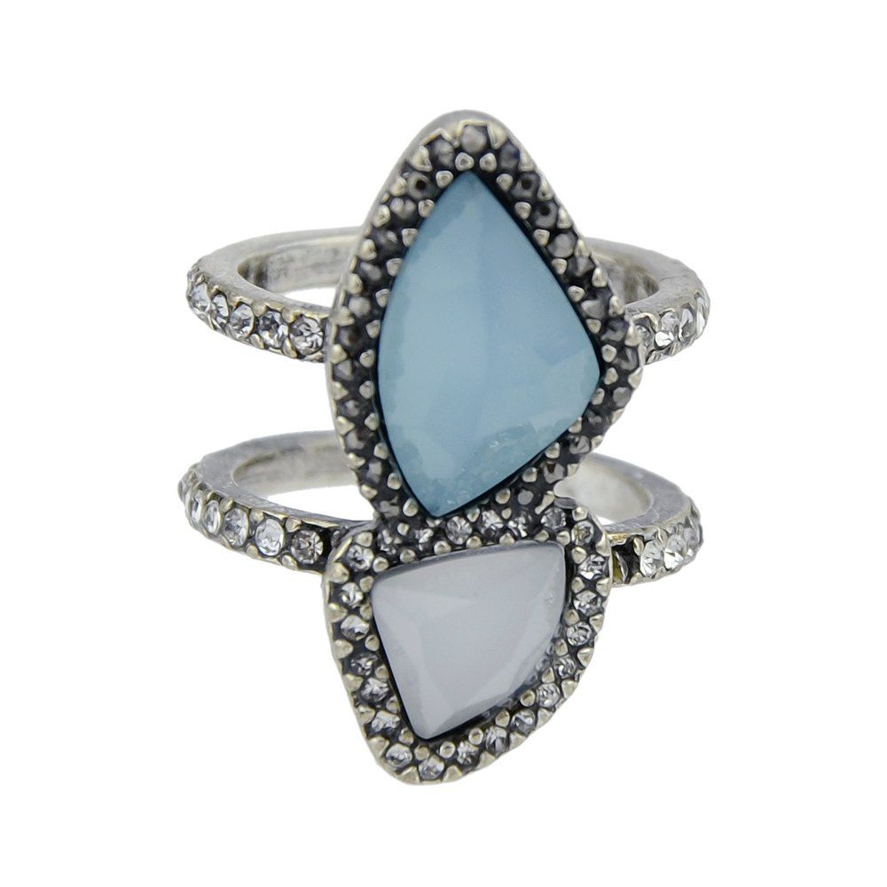 

Silver Color Geometric Circle Ring