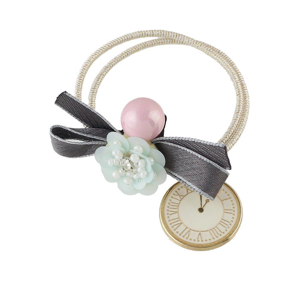 

Multicolor Flower Bowknot Hairband, Electric blue