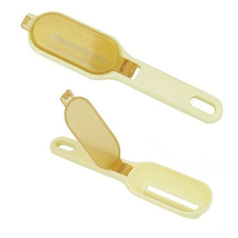 

Kitchen Helper Practical Fish Scale Scraper Peeler Supplies Cooking Tool, Goldenrod