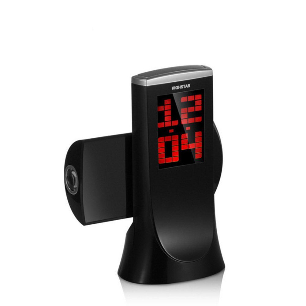 

Multi-function Lazy Silent Music Alarm Clock, Black