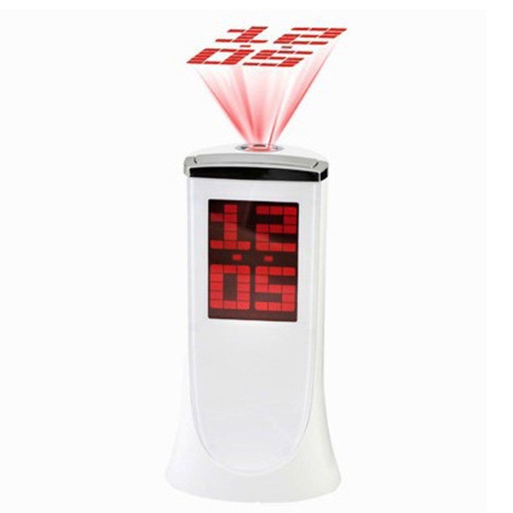 

Multi-function Lazy Silent Music Alarm Clock, White