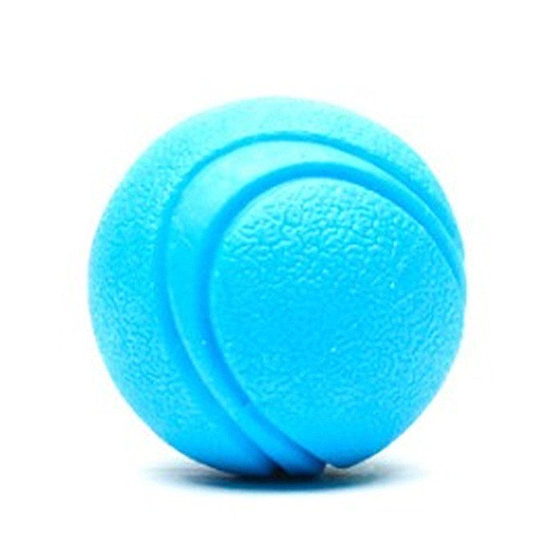 

Candy-colored TPR Pet Solid Spring Toy Ball, Deep sky blue