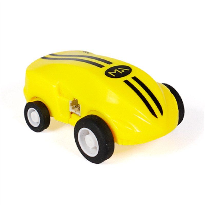 

High Speed Laser Light Swivel Mini Toy Car, Yellow