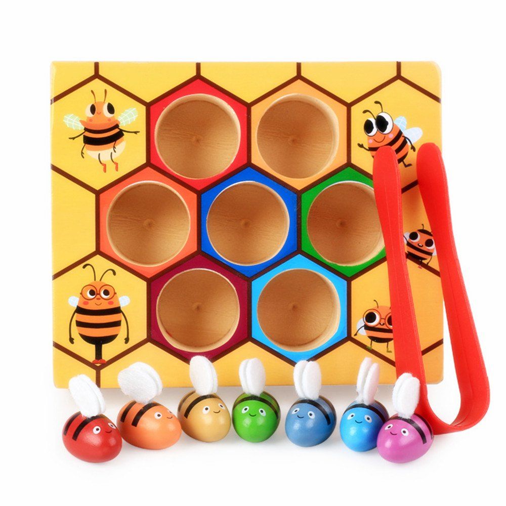 

Hive Board Games Entertainment Early Childhood Education Wooden Toys, Multi-a